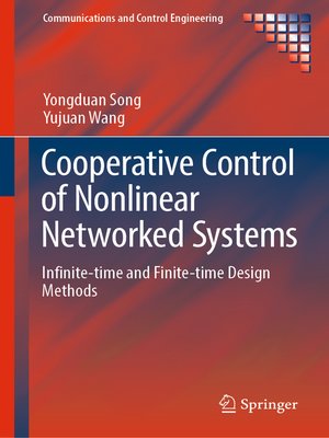 cover image of Cooperative Control of Nonlinear Networked Systems